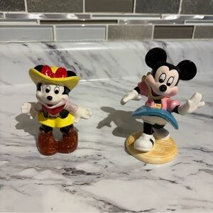 Vintage Disney Minnie Mouse figurines Schmid Japan Walt Disney